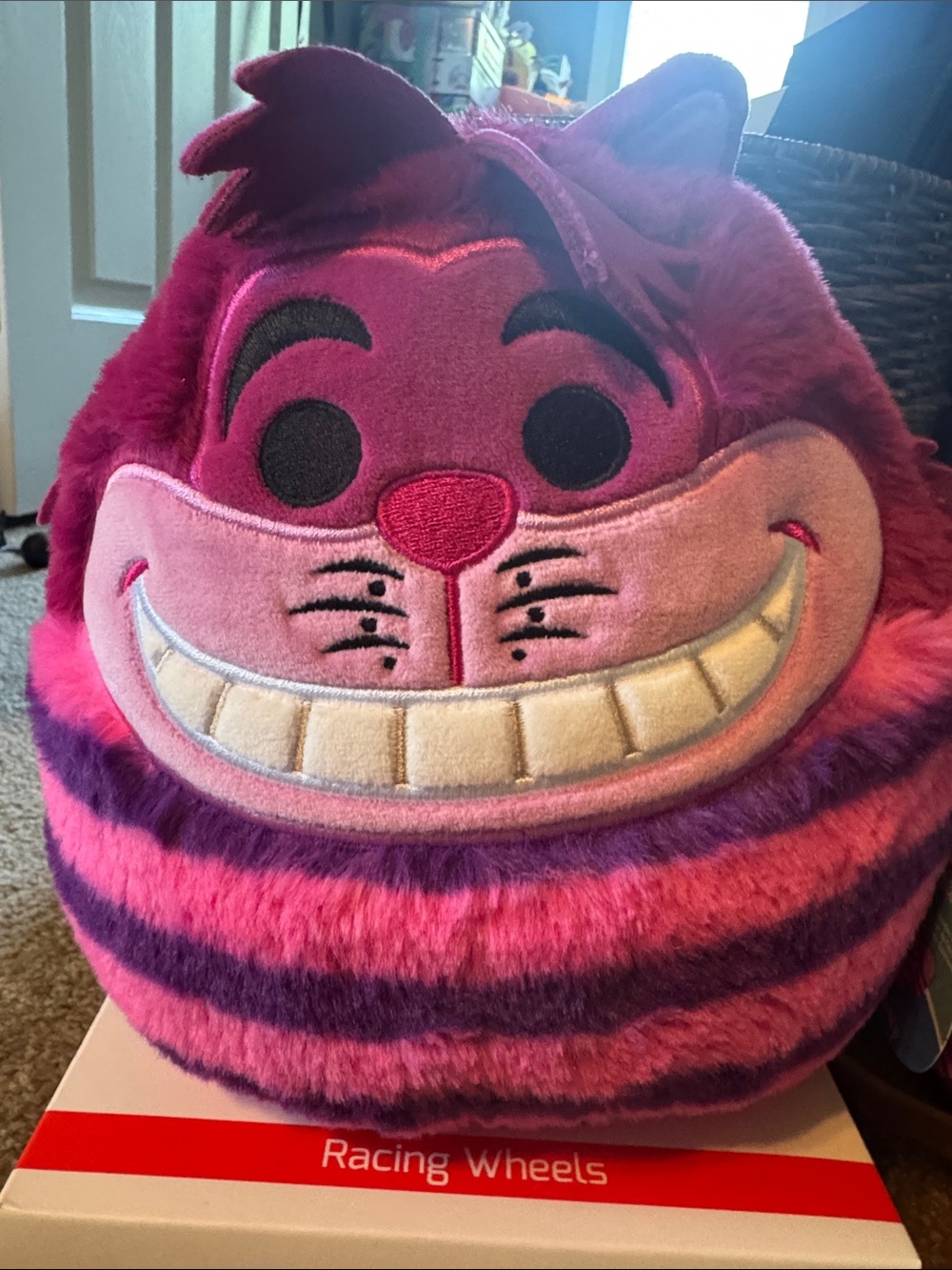 Squishmallows Fuzza Mallows Cheshire Cat Plush - Pink & Purple